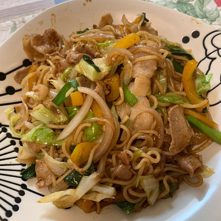 パプリカ入り♪焼きそば